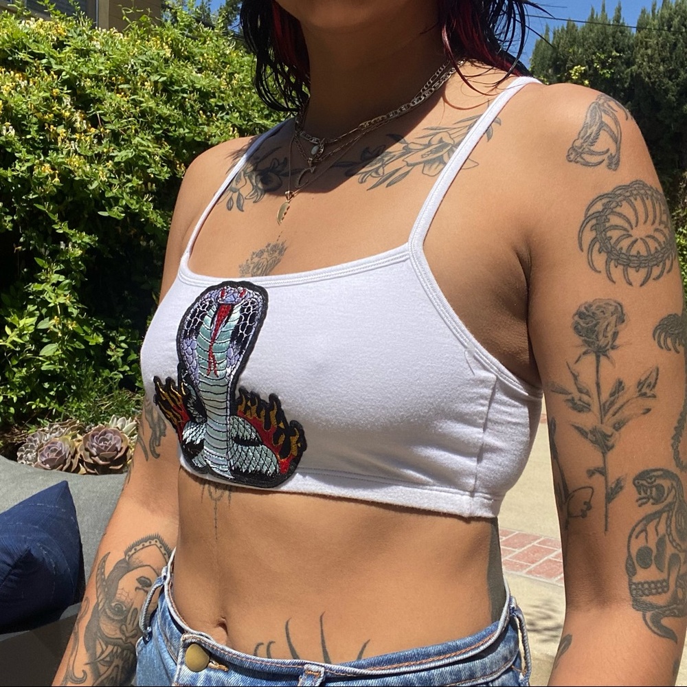 Snake patch bralette - Picture 3 of 5